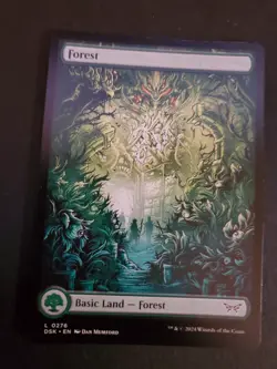 Forest (276) Full Art Duskmourn: House of Horror DSK MTG NM - Image 1