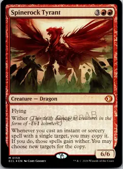 MTG SkeenAB Spinerock Tyrant FOIL from ECL. NM. - Image 1