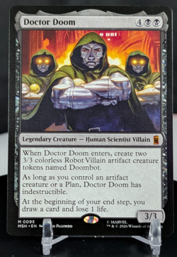 MTG Doctor Doom NON-FOIL NM Marvel Super Heroes MSH #095 Mythic Rare - Image 1