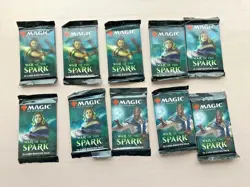 Lot 10 War of The Spark Booster Packs - Magic The Gathering English MTG New 630509755363 - Image 1