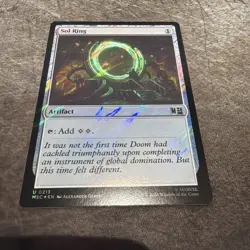 Sol Ring (0213) (Surge Foil) MTG MSC Commander: Marvel Super Heroes Foil NM - Image 1
