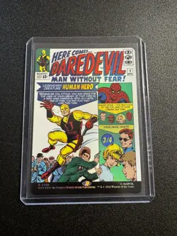 MTG - Daredevil, Man Without Fear - Comic Cover / Borderless FOIL - MSH #398 - Image 1