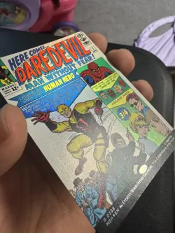 MTG - Daredevil, Man Without Fear - Comic Cover / Borderless FOIL - MSH #398 - Image 2
