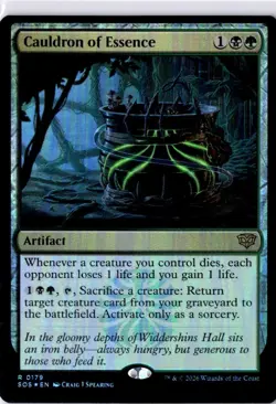 Cauldron of Essence Secrets of Strixhaven Foil NM R 0179 - Image 1