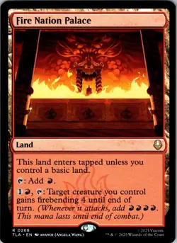 Fire Nation Palace 268 Rare Avatar: The Last Airbender Magic: The Gathering NM - Image 1