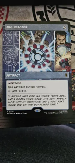 Arc Reactor Borderless 310 Marvel Super Heroes Magic the Gathering - Image 1