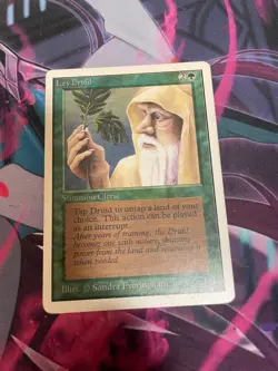 MTG - LEY DRUID - UNLIMITED EDITION - MP - Image 1
