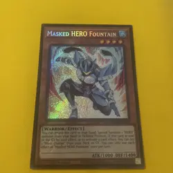 Masked HERO Fountain - BLGG-EN029 - Secret Rare YuGiOh - Image 1