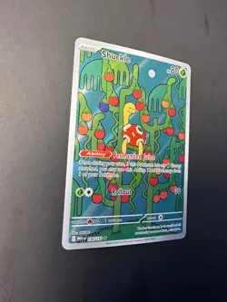 2025 Pokemon Mega Evolutions shuckle 136 /132 Full Art Illustration rare holo - Image 2