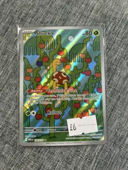 Pokemon TCG Shuckle Art Rare Mega Evolutions 136/132 Mint Condition - Image 1