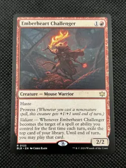 Emberheart Challenger 133 Bloomburrow NM MTG - Image 1