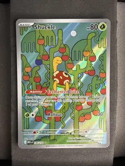 Pokemon TCG Shuckle Full Art #136/132 Mega Evolutions - Near Mint Condition - Image 3