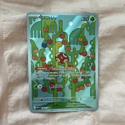 Pokemon TCG Shuckle 136/132 Mega Evolutions Secret Rare Full Art Holo - Image 1