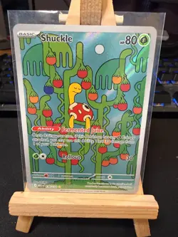 Pokemon TCG Shuckle 136/132 Illustration Rare – Mega Evolutions – NM - Image 1