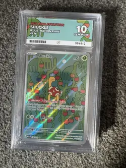 Ace 10 Pokemon TCG Shuckle 136/132 Mega Evolutions Illustration Rare - Image 1