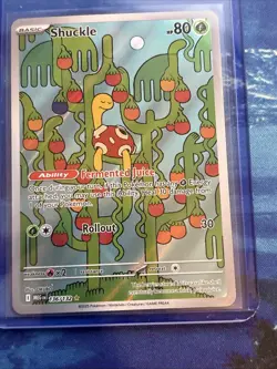 Pokemon TCG Shuckle 136/132 Mega Evolutions Illustration Rare NM - Image 1