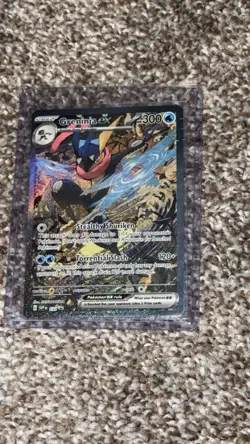 Greninja ex SV: Scarlet & Violet Promo 132 Full Art Holo Pokemon TCG EN 300HP - Image 2