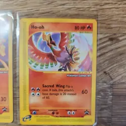 Rapidash, Ho-oh Black Star Promo WOTC Pokemon Card #51, 52 - Image 2