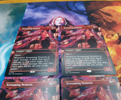 4x Screaming Nemesis (Borderless) Duskmourn: House of Horror Regular NM - Image 2