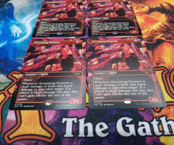 4x Screaming Nemesis (Borderless) Duskmourn: House of Horror Regular NM - Image 3