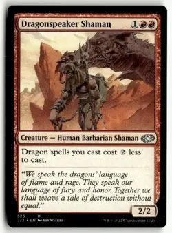 Jumpstart 2022 Dragonspeaker Shaman Uncommon NM - Image 1