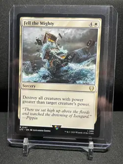 Fell the Mighty MTG Magic 2023 Lord of the Rings Commander NM - Image 1