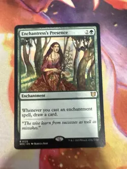 Enchantress's Presence NM/M MTG Wilds of Eldraine Commander Magic the Gathering - Image 1