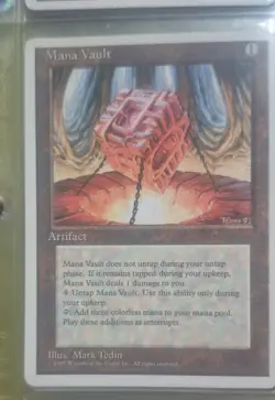 MTG Mana Vault Alternate 4th Edition Regular Rare - Image 1