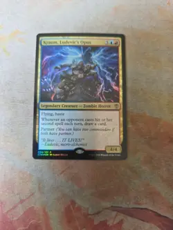 Kraum, Ludevic's Opus FOIL Commander 2016 MTG LP - Image 1