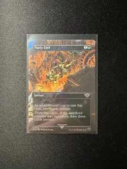 Nasty End 0416 Alternate Art Borderless - Foil The Lord of the Rings NM MTG - Image 1