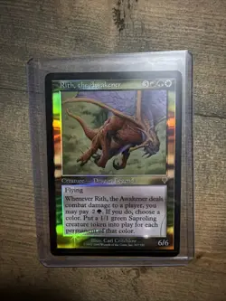 [1x] Rith, the Awakener - Foil Slight Play, English Invasion MTG Magic - Image 1
