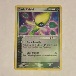 Dark Celebi 4/101 Hidden Legends Holo Rare English 2004 Pokemon TCG - Image 1