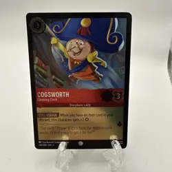 Cogsworth Climbing Clock 130/204 Cold Foil Archazias Island Disney Lorcana - Image 1