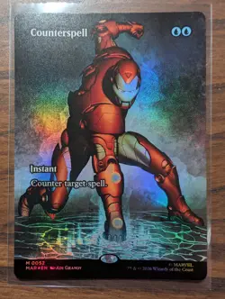 Counterspell (Borderless Foil) M Marvel Universe Eternal-Legal 52 NM MTG - Image 1