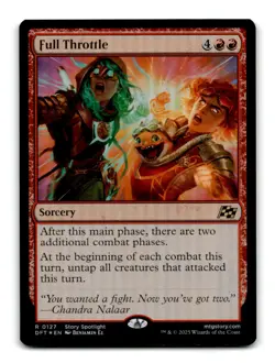Full Throttle 127 Rare Aetherdrift MTG Foil NM/M ~10783 - Image 1