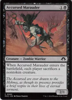 Accursed Marauder C Modern Horizons 3 80 NM MTG - Image 1