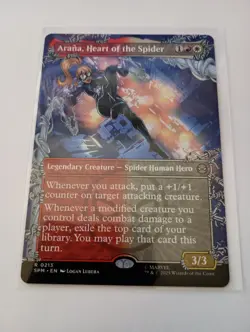 Arana, Heart of the Spider 0213 (Borderless) MTG Magic Marvel's Spider-Man - Image 1