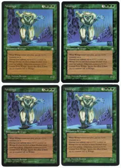 Wiitigo x4 4x 1995 Ice Age PLAYSET Green Rare Creature MTG SP - NM AZ1 - Image 1