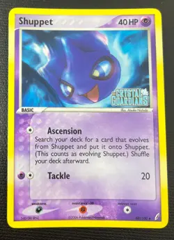 Shuppet 40/100 EX Crystal Guardians Stamped Reverse Holo Pokemon TCG Card LP+ - Image 1