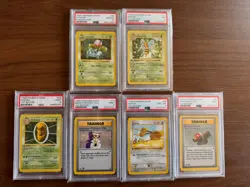 1st Edition Pokemon Card Selection 1999 WOTC Base Set Rare Cards - Image 1