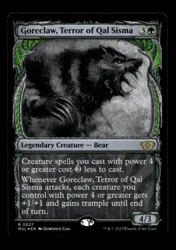 Goreclaw, Terror of Qal Sisma 27 Foil R March of the Machine: Multiverse Legends - Image 1