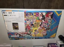 One Piece Card Game Official Playmat Limited Edition Vol.5 & Luffy Card Promo - Image 1