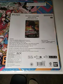 One Piece Card Game Official Playmat Limited Edition Vol.5 & Luffy Card Promo - Image 2