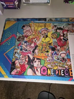 One Piece Card Game Official Playmat Limited Edition Vol.5 & Luffy Card Promo - Image 3