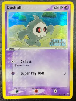 Duskull 51/100 EX Crystal Guardians Stamped Reverse Holo Pokemon TCG Card NM - Image 1