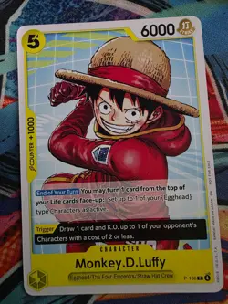 Monkey.D.Luffy (Tournament Pack 2026 Vol. 2) P-106 One Piece Promotion Cards... - Image 1