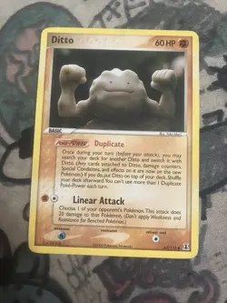 Pokemon Card Ditto (Geodude) Delta Species 62/113 Regular Common Card TCG - Image 1