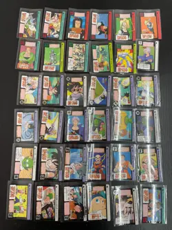 1992 Dragon Ball Bandai Carddass part 11 Made in Japan Vintage Card Lot Goku psa - Image 1