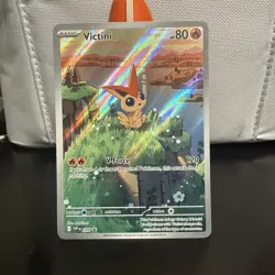Victini 208 Pokemon TCG SV Promo Card Illustration Collection, English - Image 1