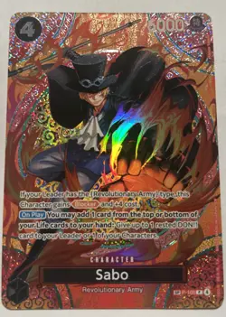 Sabo P-105 SP Adventure On Kami’s Island (OP15-EB04) One Piece Card Game - Image 1